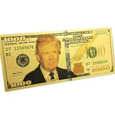 10pc Donald Trump Bank Note